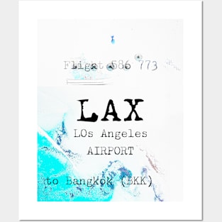 Los Angeles minimal typewritten Posters and Art